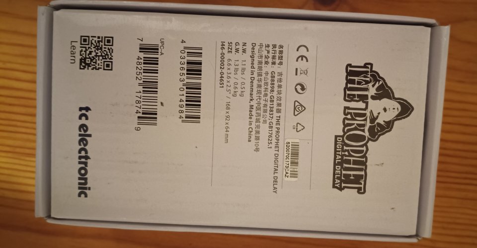 Pedal de efectos TC Electronic The Prophet Digital Dela de segunda mano · Foto 5 de 5 · Madrid · 35 €