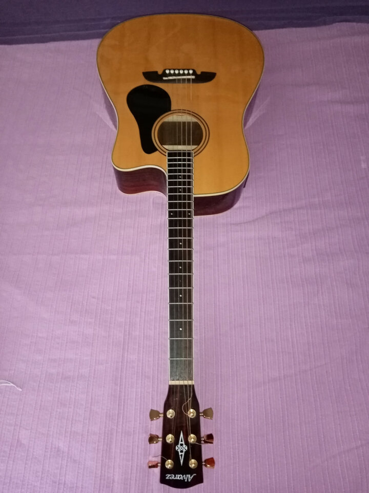 Cambio electroacústica y 300 euros por guitarra electrica.