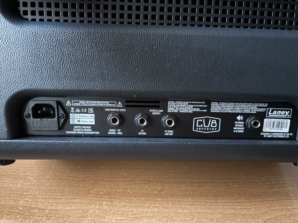 Laney Cub Supertop ampli de guitarra a válvulas. de segunda mano · Foto 2 de 4 · Ciudad Real · 270 €