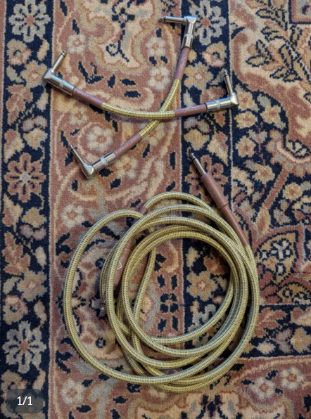 Cables Fender Tweed Jack de segunda mano · Madrid · 20 €