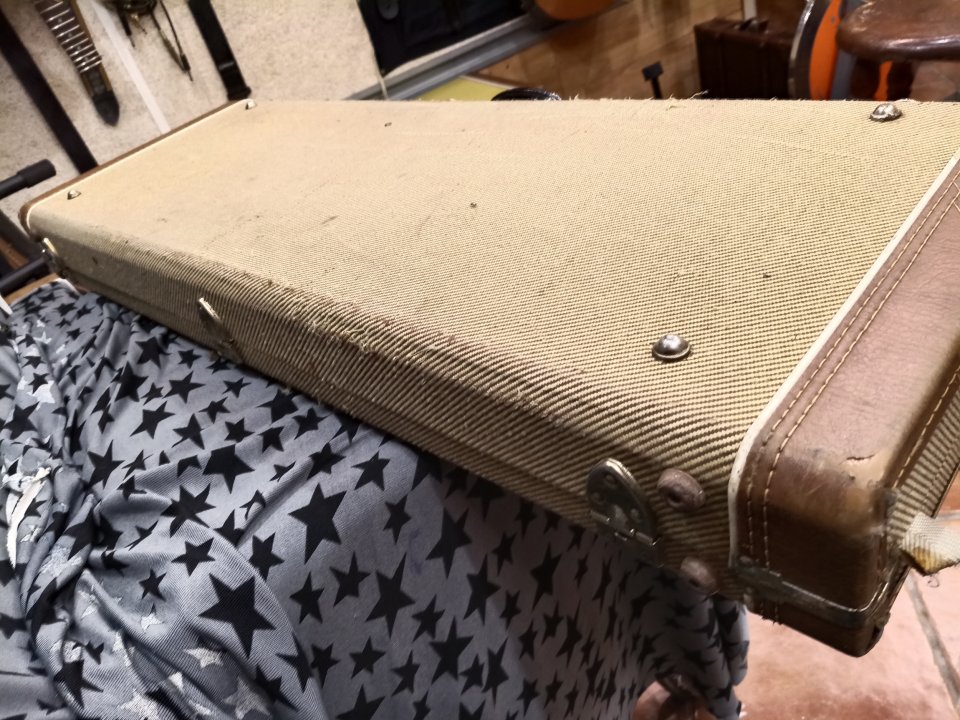 Estuche vintage twing relic  70s/80s