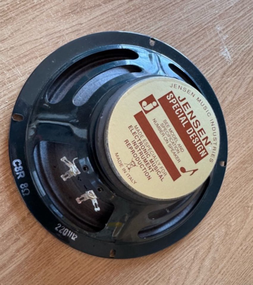 Jensen C8R 8 ohm 25w de segunda mano · Valencia · 35 €