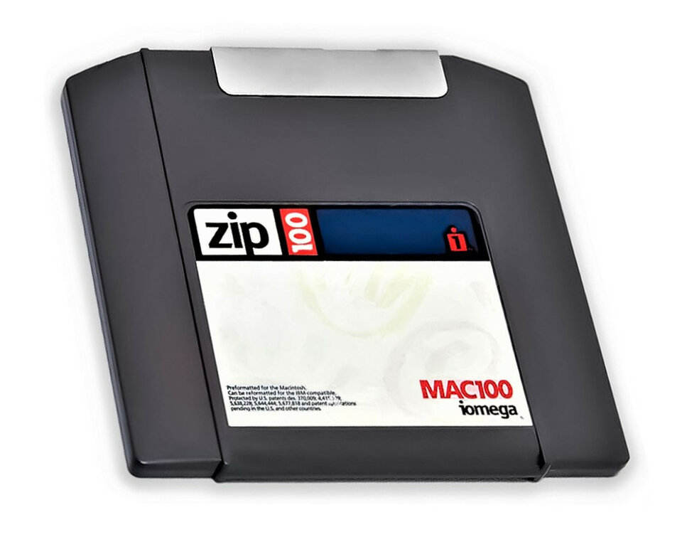 Pack de 7 DISQUETES DE 100 MB IOMEGA para ZIP.