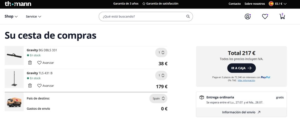 Pack soporte de iluminación/altavoces Gravity TLS431B + funda BGDBLS331 de segunda mano · Foto 8 de 8 · Lugo · 195 €