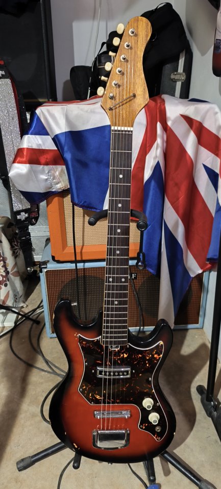 Guitarra Sakai Teisco Vintage