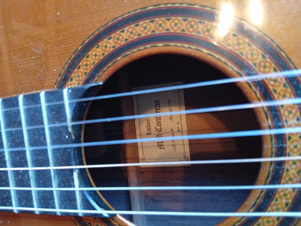 Guitarra MG Contreras año 1989. Numerada de segunda mano · Foto 6 de 9 · Madrid · 1500 €
