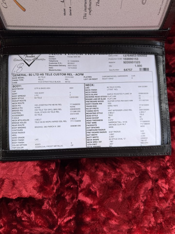 Fender Tele Custom HS ACFM Relic