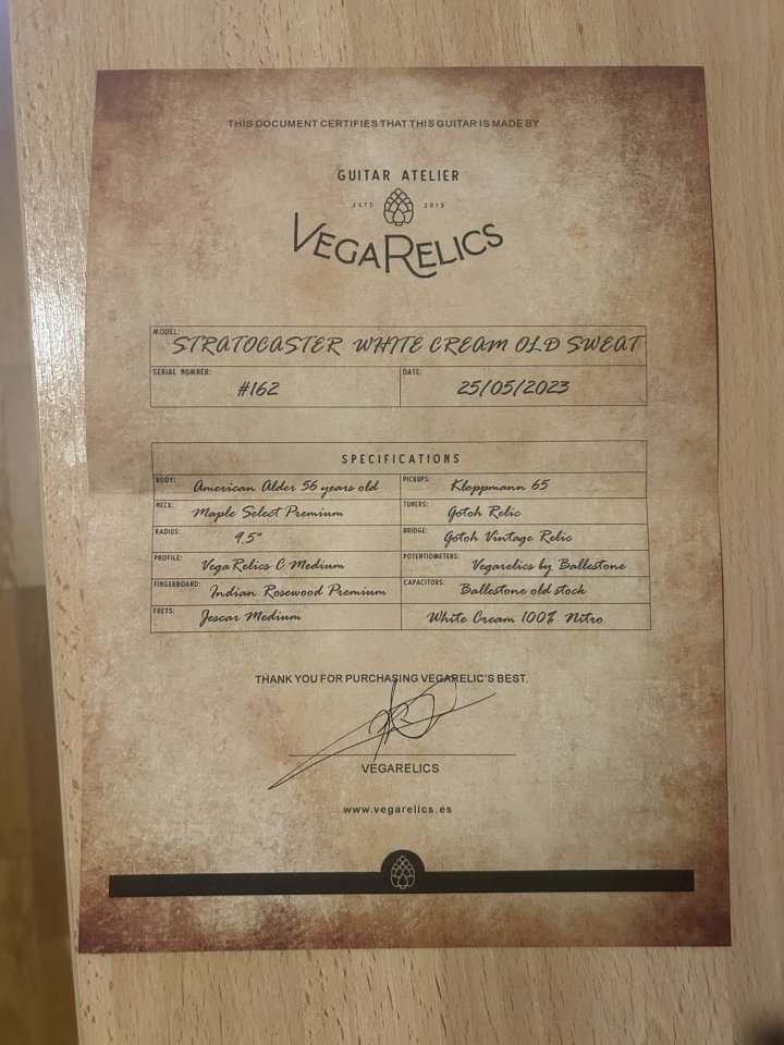 Vegarelics Stratocaster white de segunda mano · Foto 6 de 6 · Alicante · 1650 €