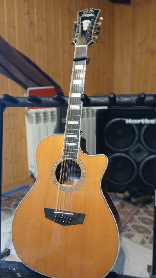 D'angelico Premier Fulton DAPG212VNATAPS - 12 cuerdas