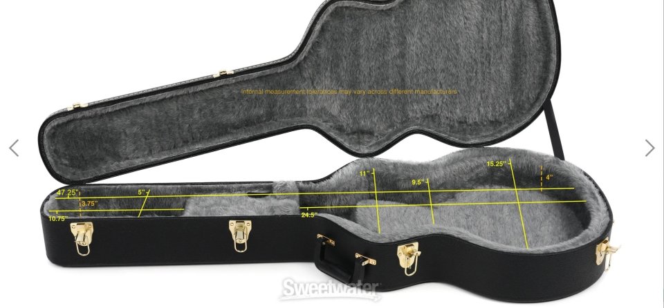 Gretsch G6298 16" Hollow Body Flat Top Hardcase