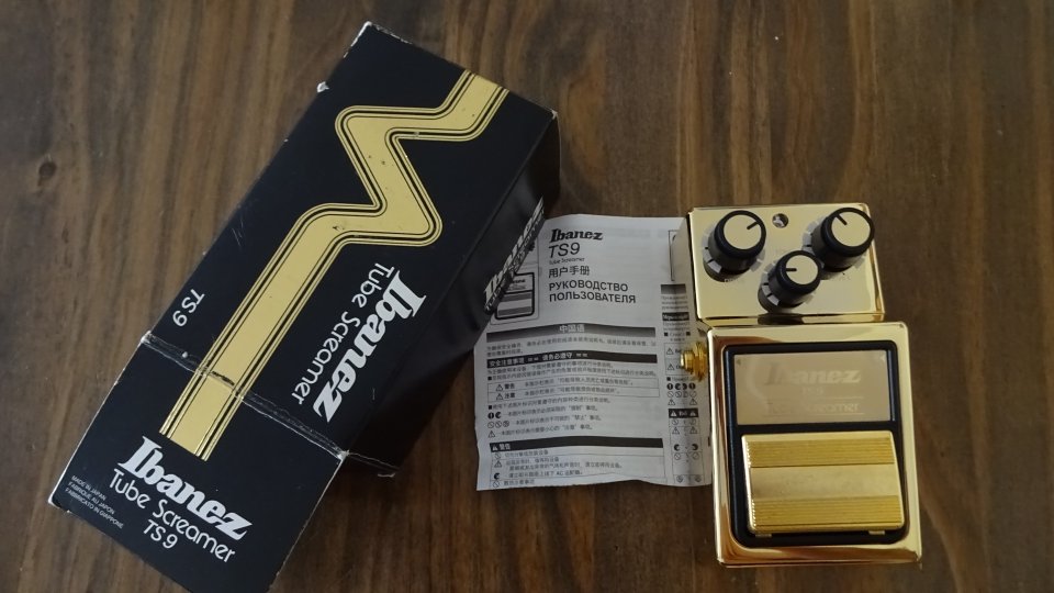 Ibanez ts9 Gold limited edition