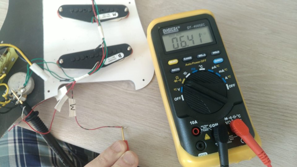 Guitarra tipo strattocaster