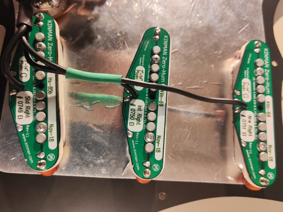 Set Pastillas Kinman Woodstock Plus montadas en golpeador