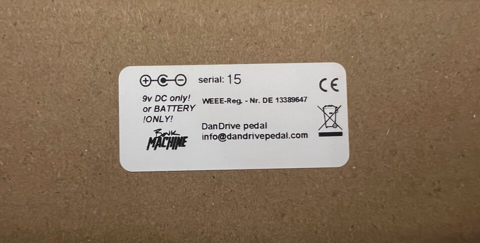 Dan Drive Bonk Machine ZonK FUZZ Firmado por Joey Landreth -  Nº 15 de 20 de segunda mano · Foto 3 de 3 · A Coruña · 550 €