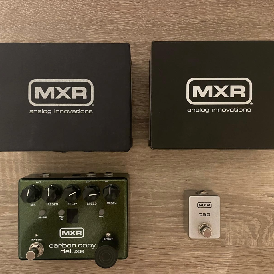 MXR Analog Delay Carbon Copy Deluxe + Tap tempo