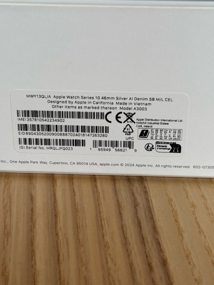 Apple Watch Series 10 (46 mm) Cellular+GPS de segunda mano · Foto 9 de 9 · Navarra · 295 €