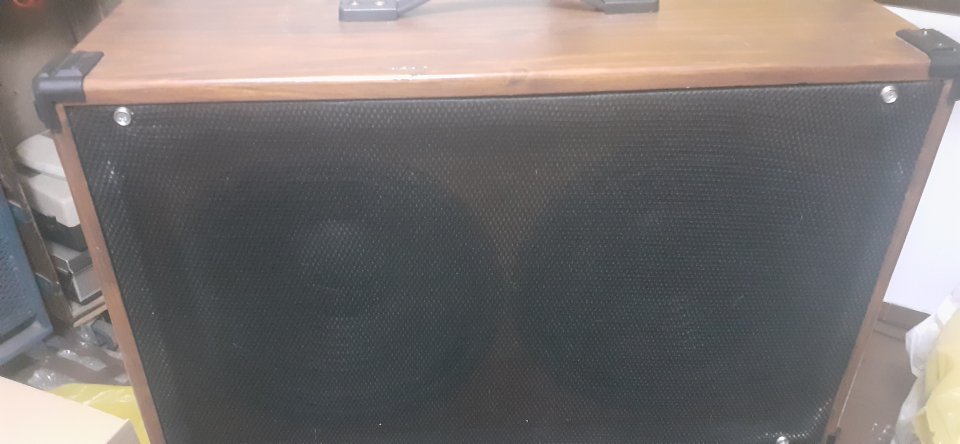 Pantalla con 2 altavoces de 12"50/60w.de 16ohmios