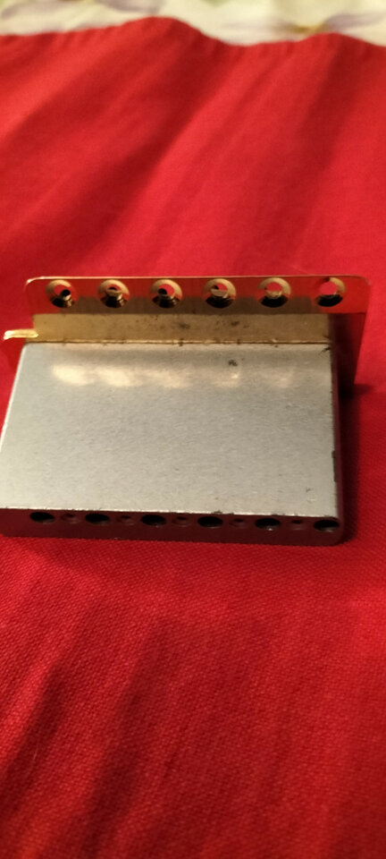 Vendo puente stratocaster México gold 6 puntos