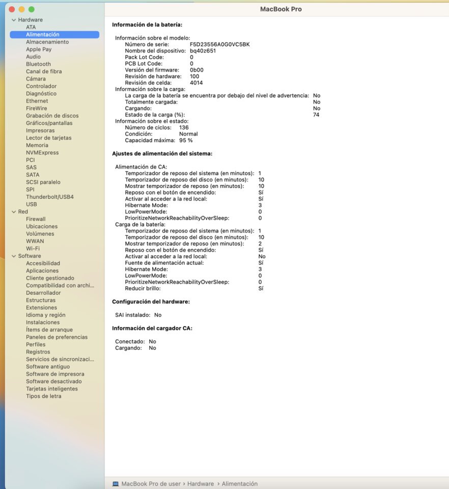 MacBook Pro M1 16 pulgadas