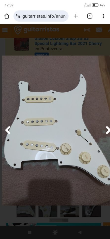 Fender Pre-Wired ST Pickguard Texas