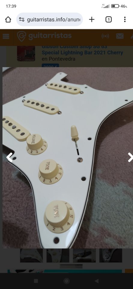 Fender Pre-Wired ST Pickguard Texas