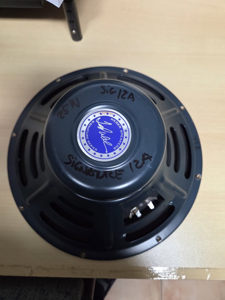 Altavoz Weber Speakers Signature 12A (AlNiCo) – 12" Smooth Cone - 8 Ohms