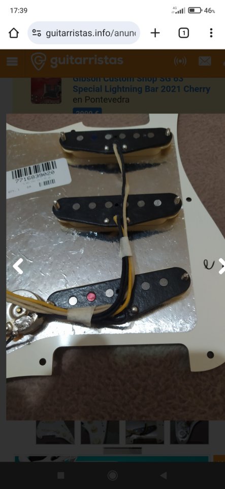 Fender Pre-Wired ST Pickguard Texas