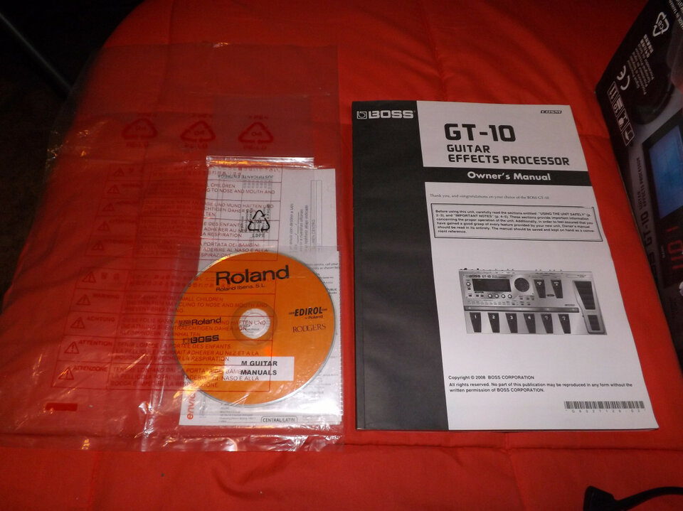 Boss GT-10 (Pedalera)