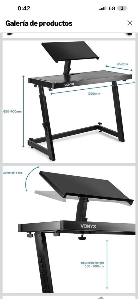 Stand portátil para dj de segunda mano · Foto 4 de 6 · Cáceres · 140 €