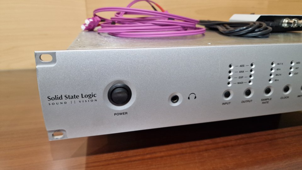 RME Madiface USB + SSL Alpha Link Conversor Madi 24 ch Analógico + AES/EBU