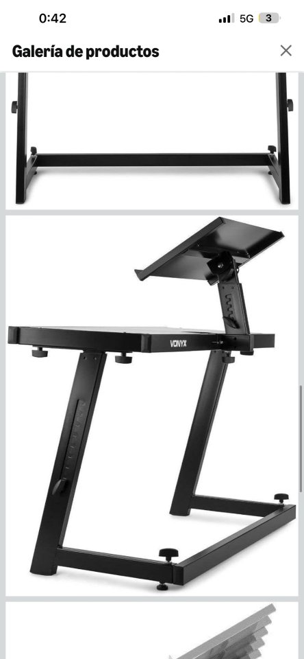 Stand portátil para dj de segunda mano · Foto 5 de 6 · Cáceres · 140 €