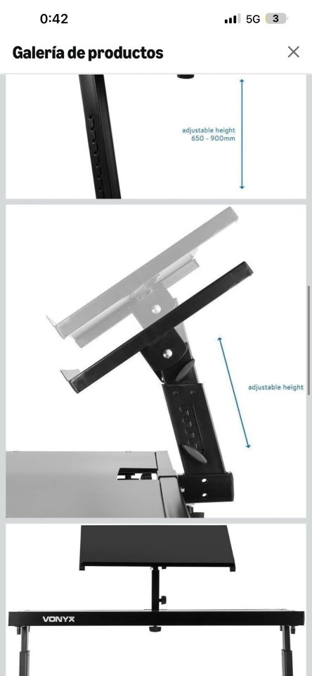 Stand portátil para dj de segunda mano · Foto 6 de 6 · Cáceres · 140 €