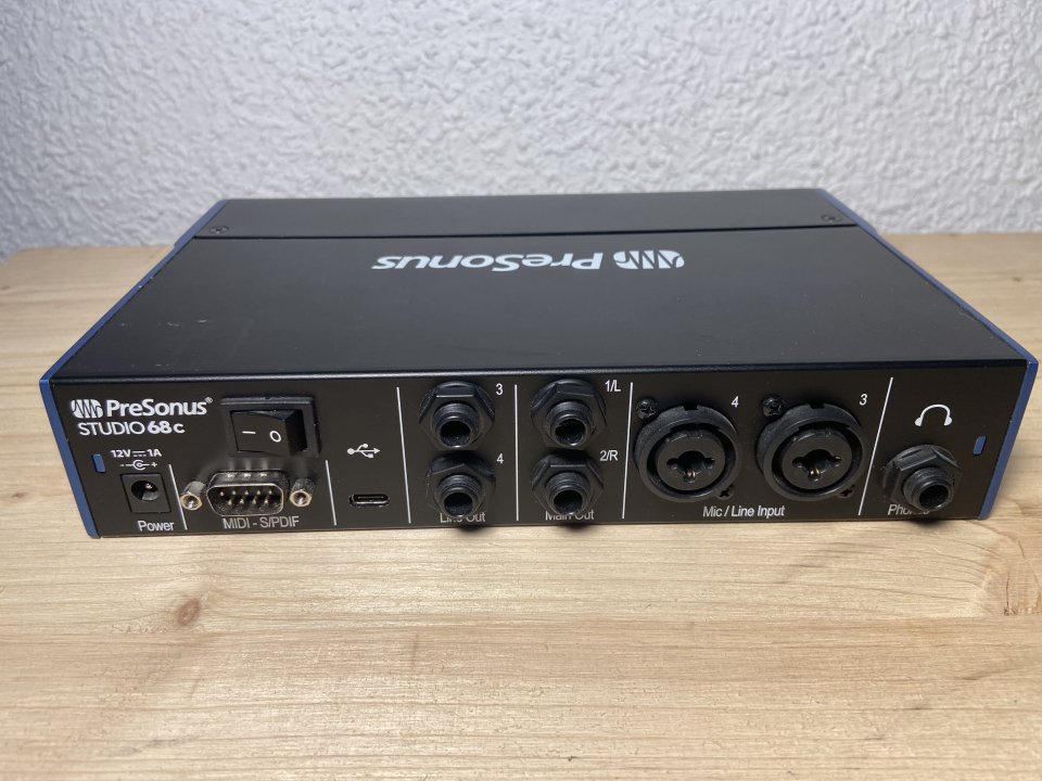 PreSonus Studio 68c - Interfaz de Audio USB-C