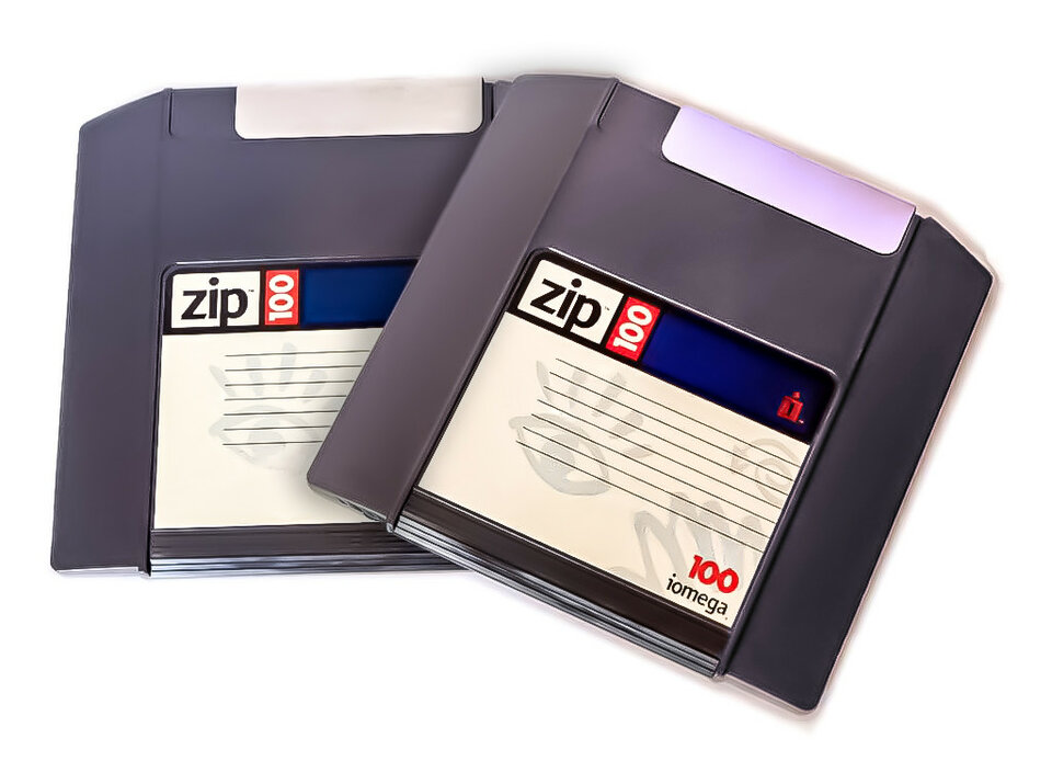 Pack de 7 DISQUETES DE 100 MB IOMEGA para ZIP.