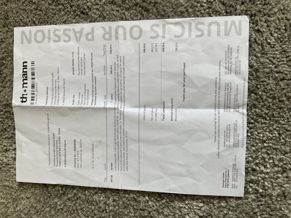 Line 6 Relay G90 Sistema inalámbrico de guitarra + antenas de largo alcance