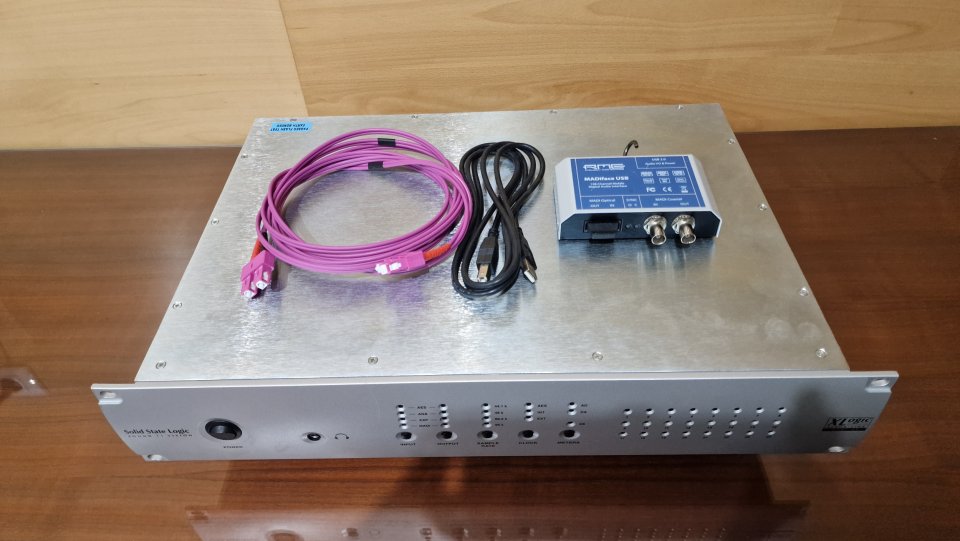 RME Madiface USB + SSL Alpha Link Conversor Madi 24 ch Analógico + AES/EBU