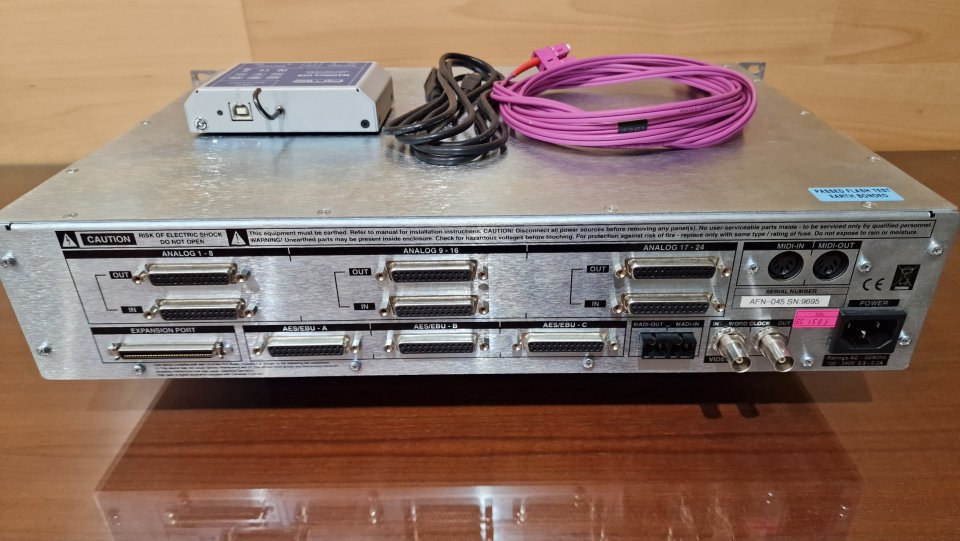 RME Madiface USB + SSL Alpha Link Conversor Madi 24 ch Analógico + AES/EBU