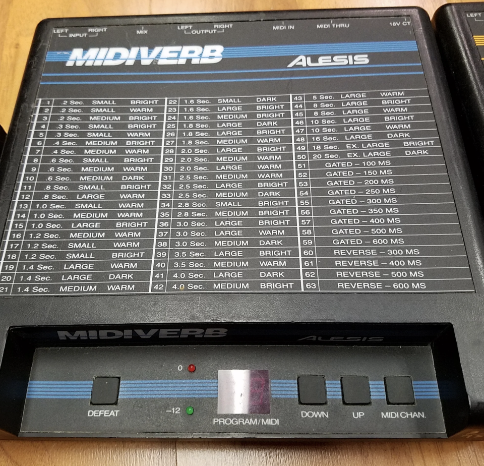 Alesis Midiverb I de segunda mano · Foto 2 de 2 · Madrid · 150 €