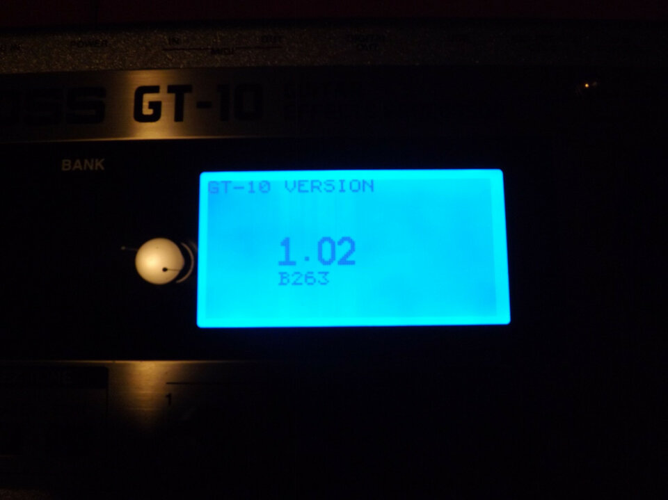 Boss GT-10 (Pedalera)