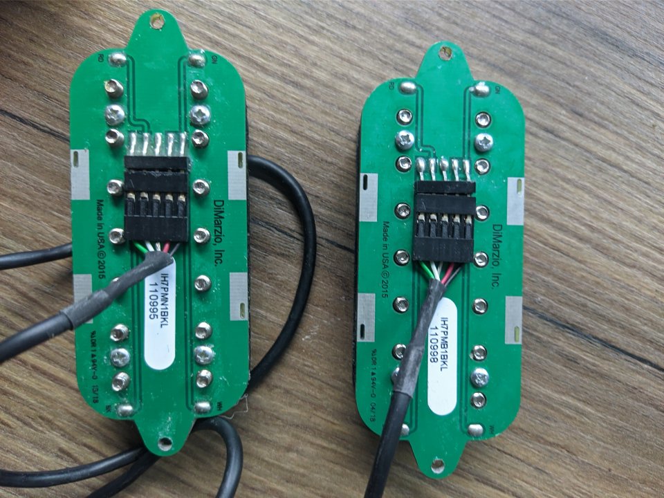 Dimarzio fusion edge 7