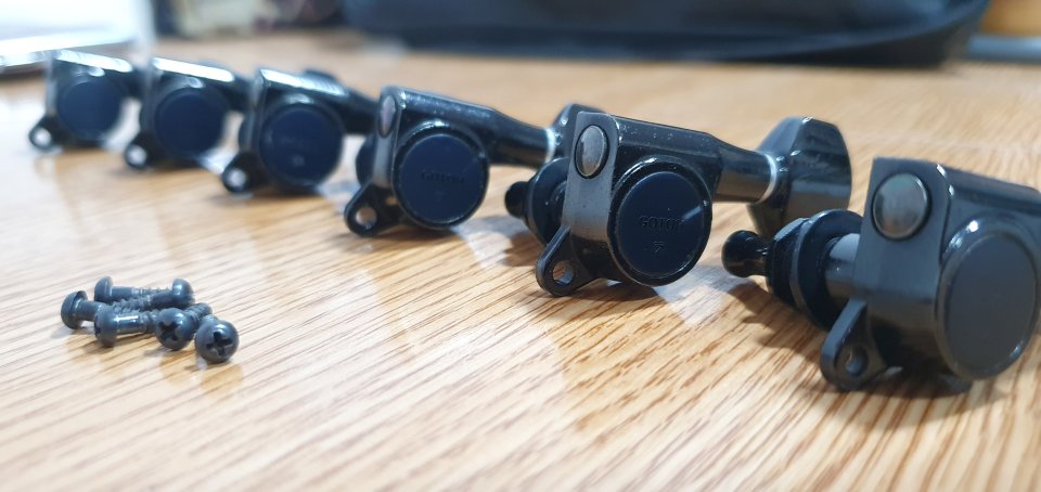Full Set Clavijeros de Guitarra (Gotoh SG381-07 Japan Vintage 1988) de segunda mano · Foto 5 de 9 · Valencia · 35 €