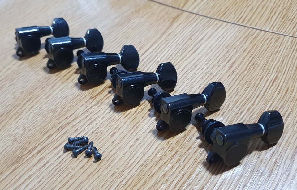 Full Set Clavijeros de Guitarra (Gotoh SG381-07 Japan Vintage 1988) de segunda mano · Foto 8 de 9 · Valencia · 35 €