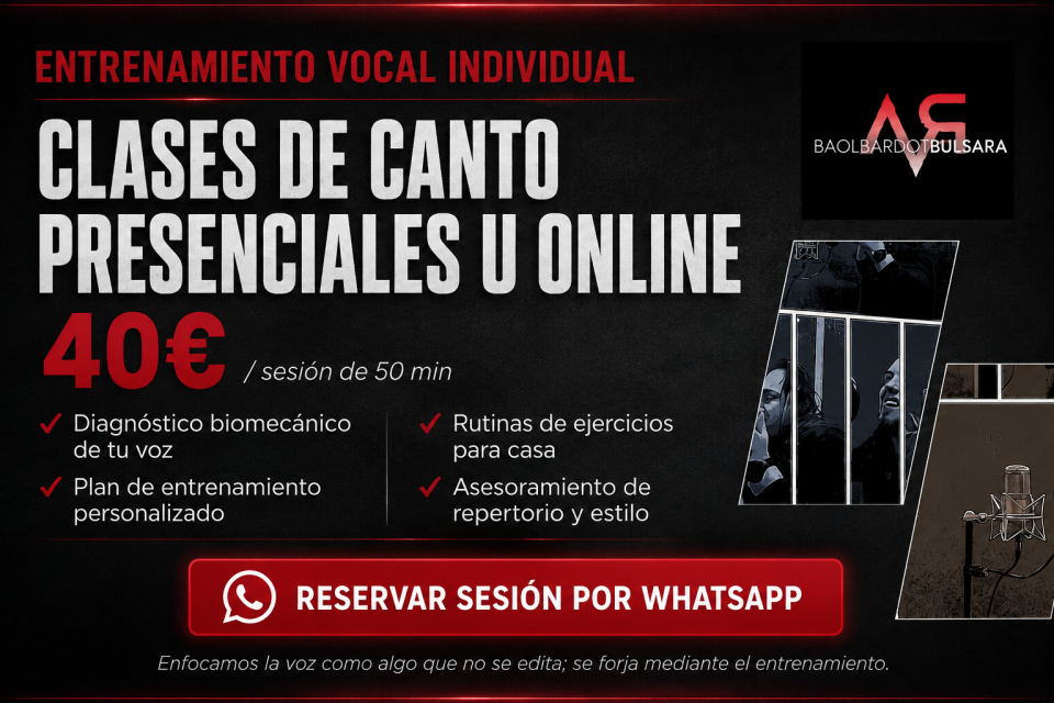 Clases de Canto y Técnica Vocal (Madrid y Online) de segunda mano · Foto 2 de 8 · Madrid