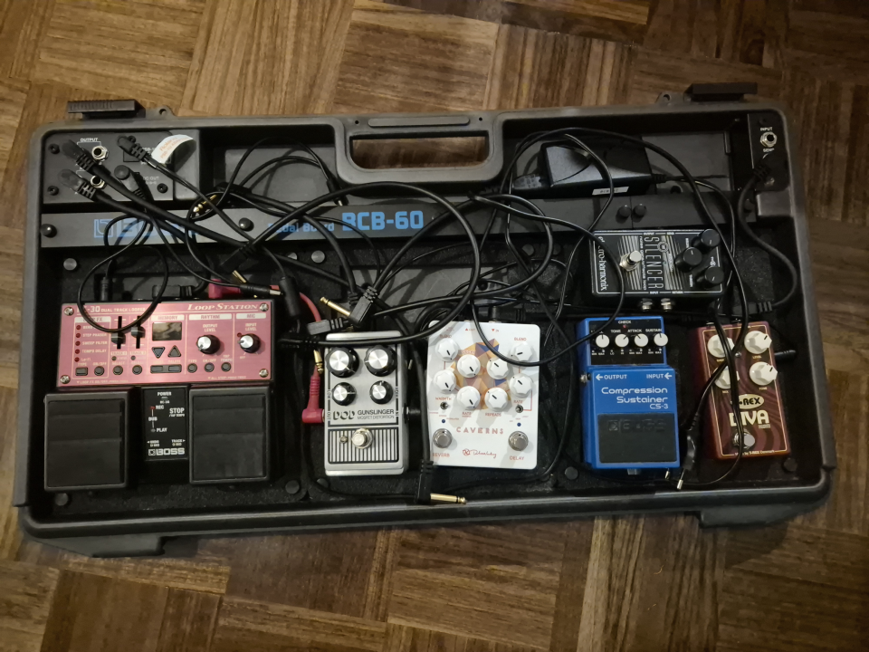 Conjunto de Pedales con Boss BCB 60