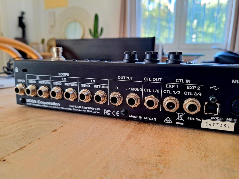 Boss MS 3 - Switcher, Looper y Fx todo en uno