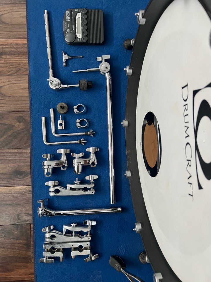 Drumcraft Series 8 Set completo + 9 platos Sabian + accesorios