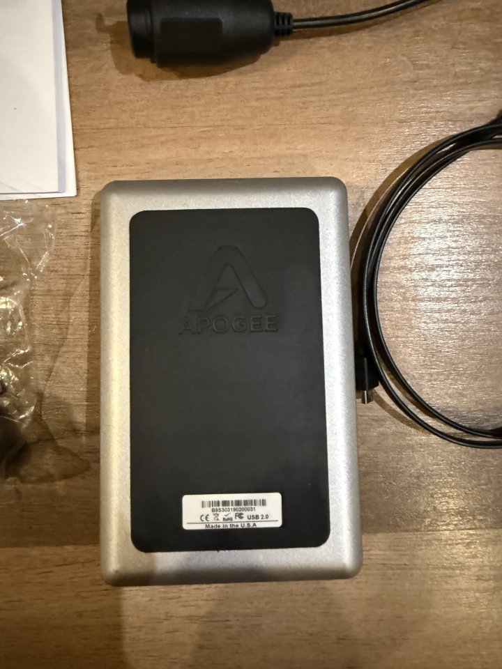 Interfaz de Audio USB 2.0 Apogee Duet. Falta de uso