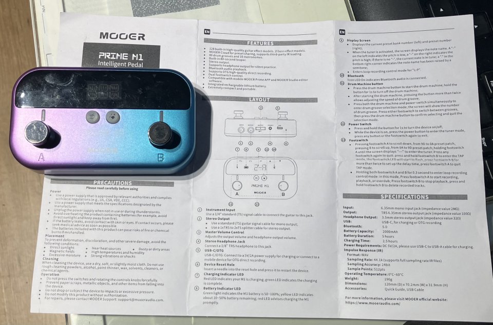 Mooer M1 multiefectos