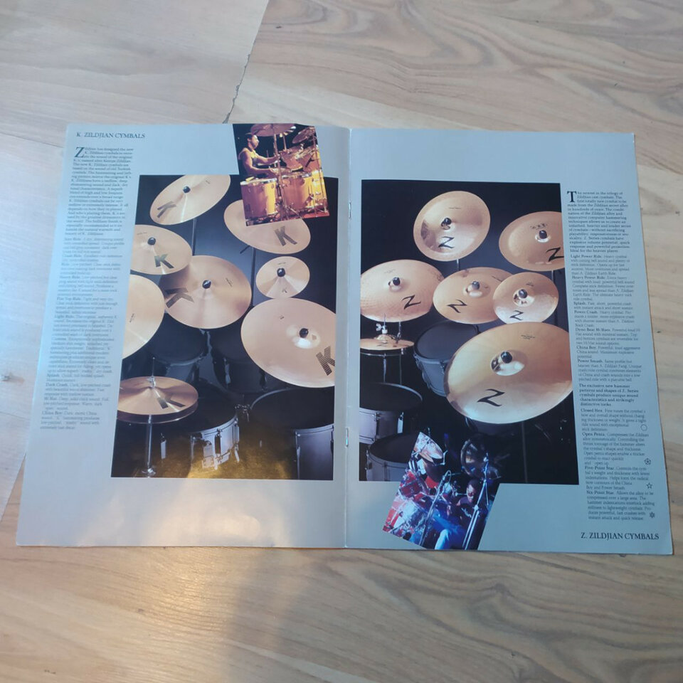 Catalogo ZILDJIAN años 70-80