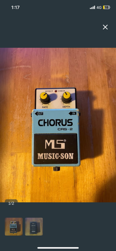 Pedal Chorus Music-Son CRS-2 de segunda mano · Foto 1 de 2 · Madrid · 85 €